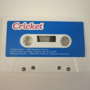 Cricket Talking Doll Vintage 1986 Eng/Fr Cassette Tape Only